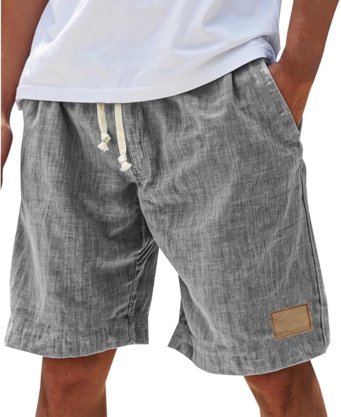 Linen Drawstring Shorts for Men