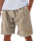 Relaxed Fit Linen Shorts for Men