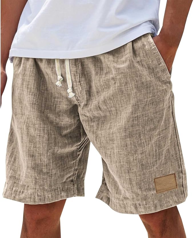 Linen Drawstring Shorts for Men