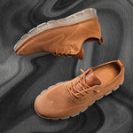Lace-Up Knit Trainers for Men