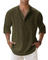 Long-Sleeved Collared Shirt for Men