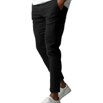 Straight Leg Stretch Chino Trousers for Men
