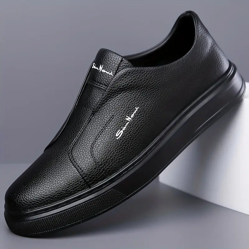 Leather Slip-On Trainers for Women