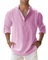 Long-Sleeved Collared Shirt for Men