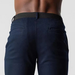 Straight Leg Stretch Chino Trousers for Men