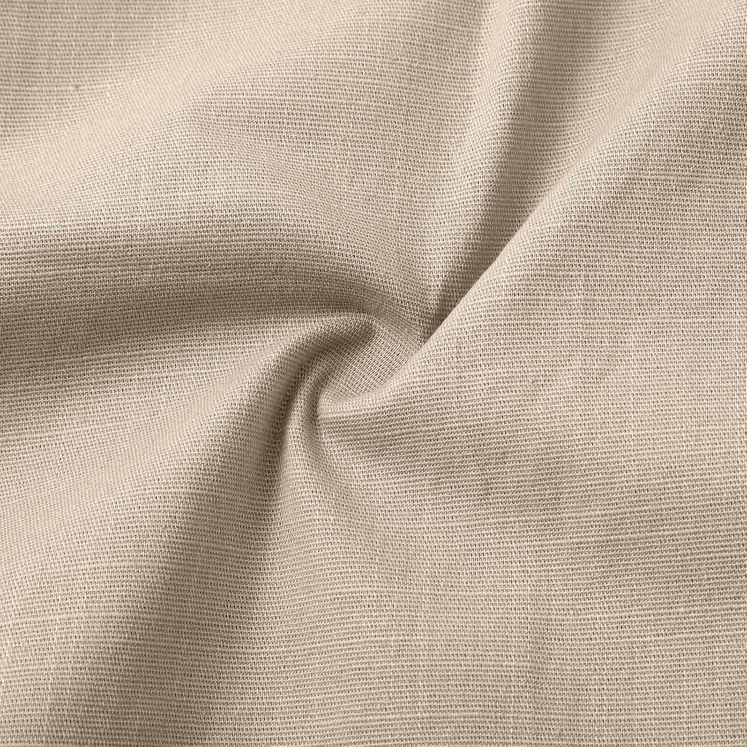 Relaxed Fit Linen Shorts for Men