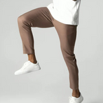 Straight Leg Stretch Chino Trousers for Men