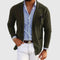 Ribbed Knit Lapel Blazer for Men