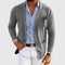 Ribbed Knit Lapel Blazer for Men