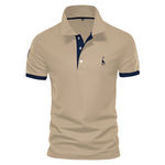 Short Sleeve Collared Polo Shirt for Men
