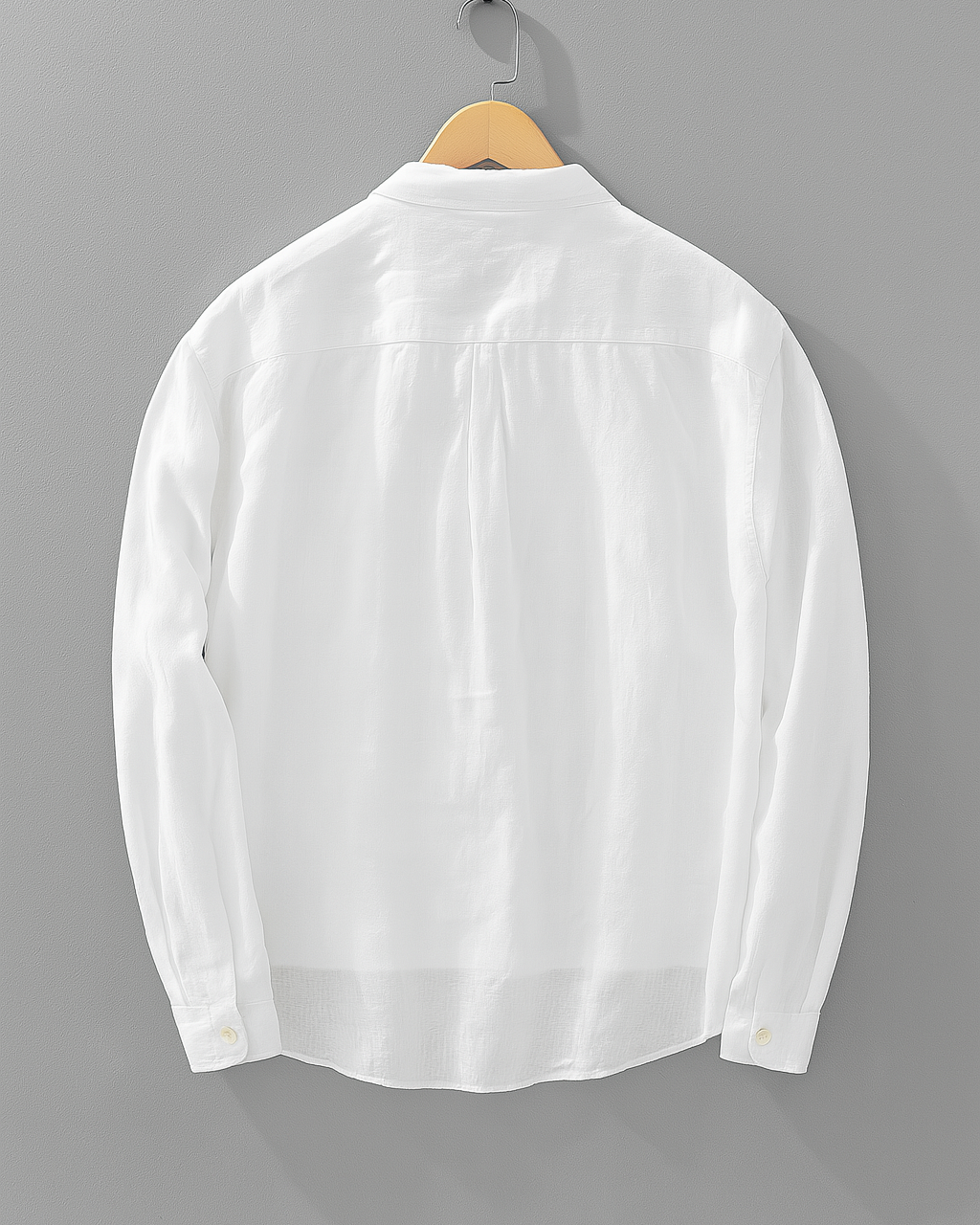 Denim Overshirt with Chest Pocket for Men