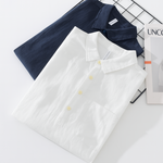 Denim Overshirt with Chest Pocket for Men