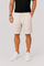 Linen Chino Shorts with Rolled Cuffs for Men