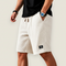 Waffle Knit Shorts with Drawstring for Men