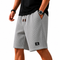 Waffle Knit Shorts with Drawstring for Men