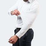 Slim Fit Long Sleeve Shirt for Men