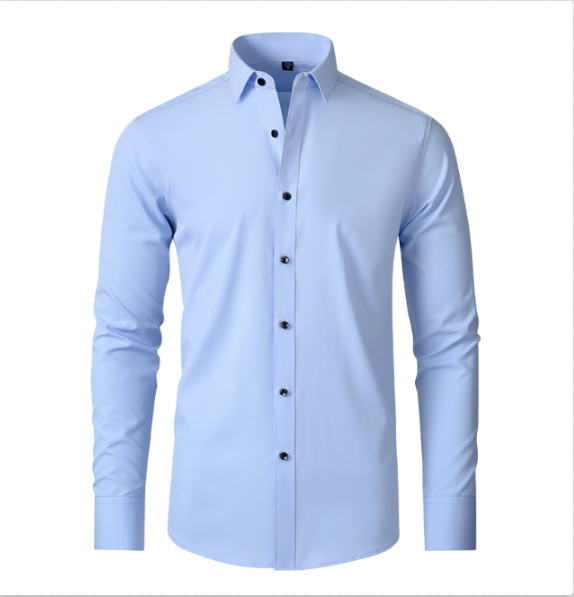 Slim Fit Long Sleeve Shirt for Men