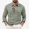 Wrinkle Resistant Button-Down Shirt for Men