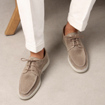 Lace-Up Suede Desert Boots for Men