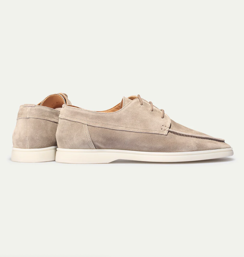Lace-Up Suede Desert Boots for Men