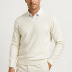V-Neck Slim Fit Cashmere Jumper for Men