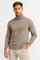 Roll Neck Virgin Wool Jumper for Men