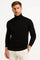Roll Neck Virgin Wool Jumper for Men
