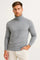 Roll Neck Virgin Wool Jumper for Men