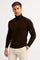 Roll Neck Virgin Wool Jumper for Men