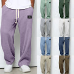 Wide Leg Drawstring Trousers for Men