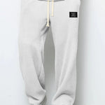 Wide Leg Drawstring Trousers for Men