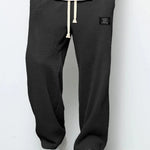 Wide Leg Drawstring Trousers for Men