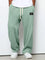 Wide Leg Drawstring Trousers for Men