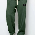 Wide Leg Drawstring Trousers for Men