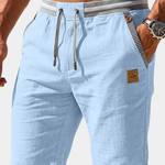 Drawstring Linen Shorts for Men