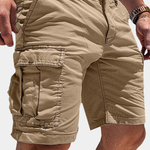Cargo Shorts with Flap Pockets for Men