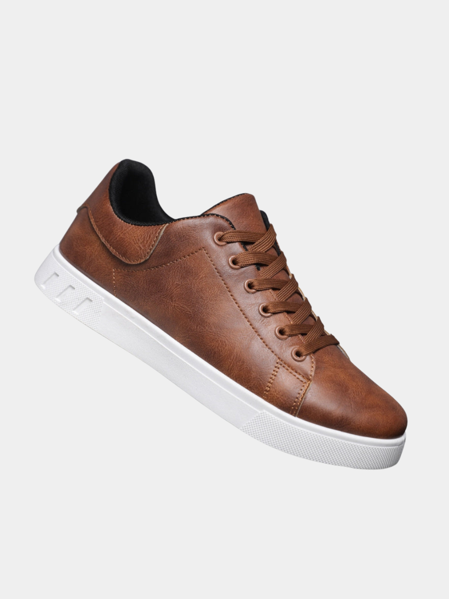 Lace-Up Leather Trainers for Men