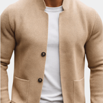 Structured Knit Blazer for Men