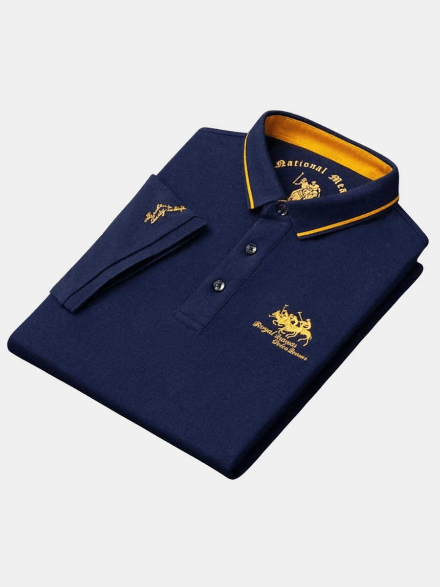 Button-Up Polo Shirt for Men