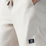 Ribbed Knit Relaxed Fit Shorts for Men