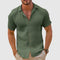 Short Sleeve Relaxed Collar Shirt for Men