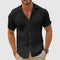 Short Sleeve Relaxed Collar Shirt for Men
