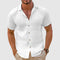 Short Sleeve Relaxed Collar Shirt for Men