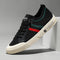 Lace-Up Striped Canvas Trainers for Men
