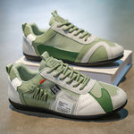 Lace-Up Colour-Block Trainers for Men