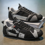 Lace-Up Colour-Block Trainers for Men