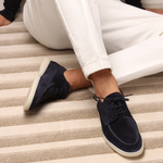 Lace-Up Suede Desert Boots for Men