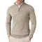 Half-Zip Crew Neck Jumper for Men