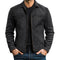 Suede Zip-Up Jacket for Men