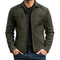 Suede Zip-Up Jacket for Men